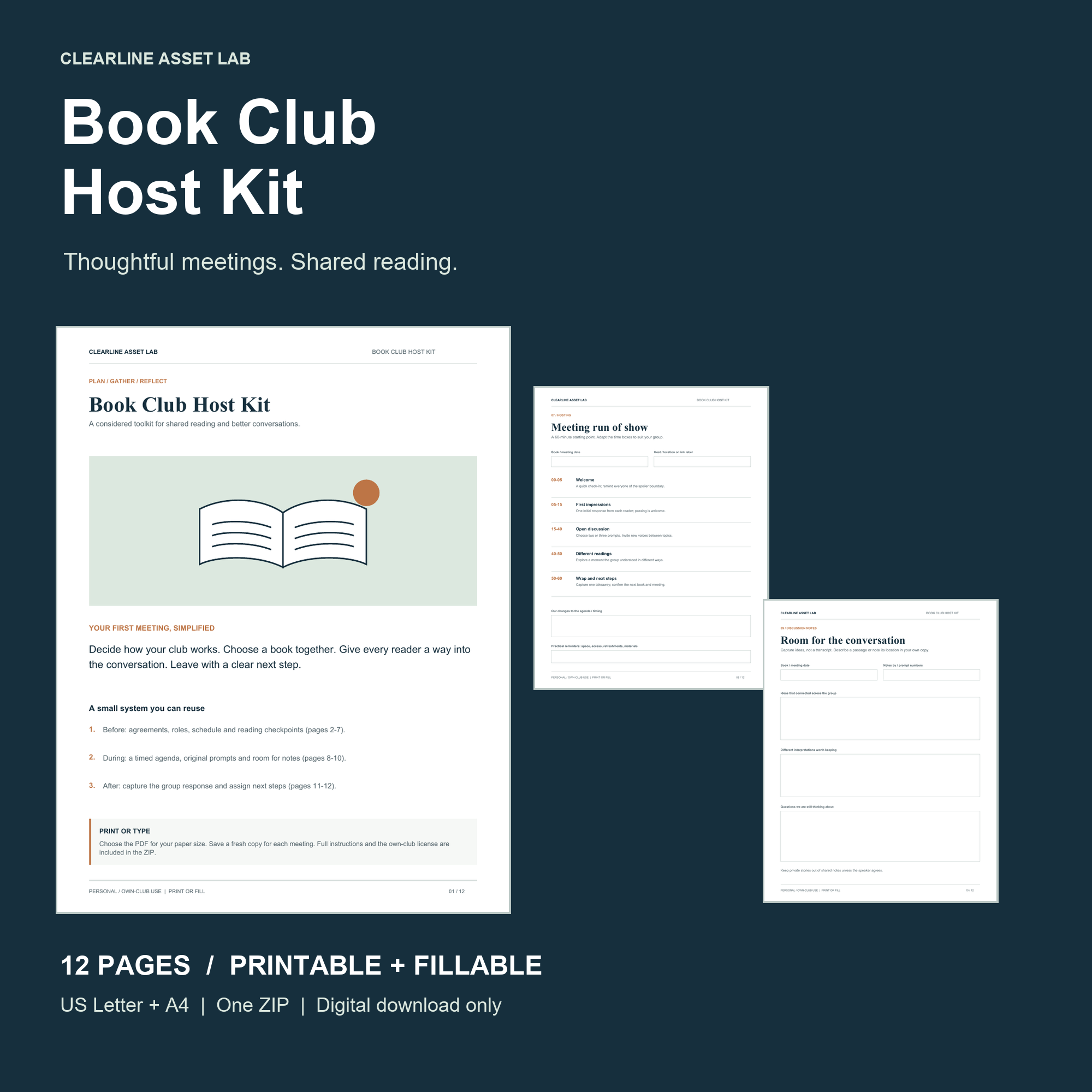 Book Club Host Kit — product preview