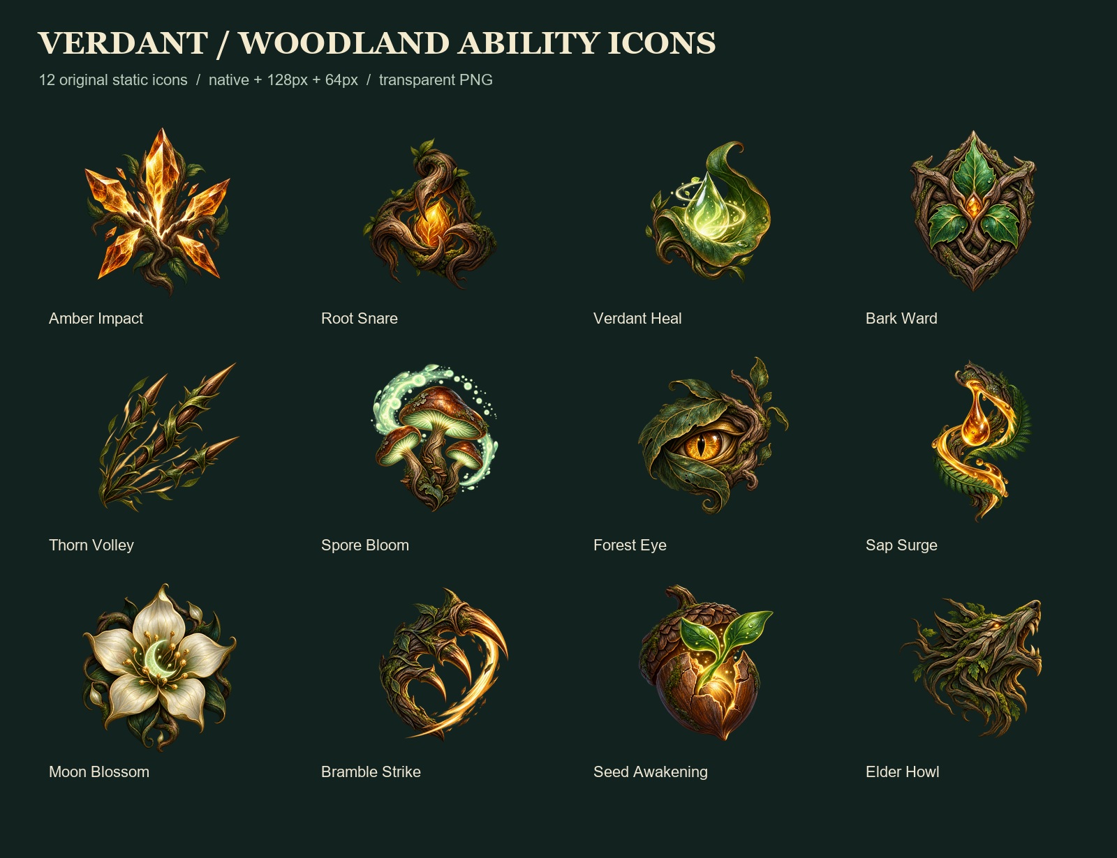 Verdant Spell Effects — Animated Nature Magic — product preview